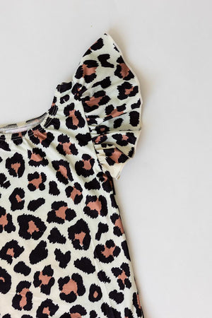 Wild One S/S Flutter Sleeve Leotard-Mila & Rose ®