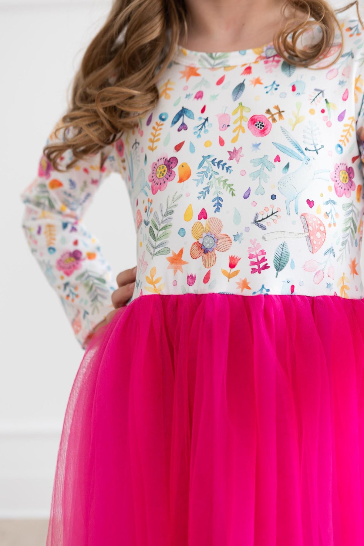 Woodland Gardens L/S Tutu Dress-Mila & Rose ®