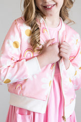 You are My Sunshine Satin Jacket-Mila & Rose ®