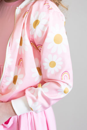 You are My Sunshine Satin Jacket-Mila & Rose ®