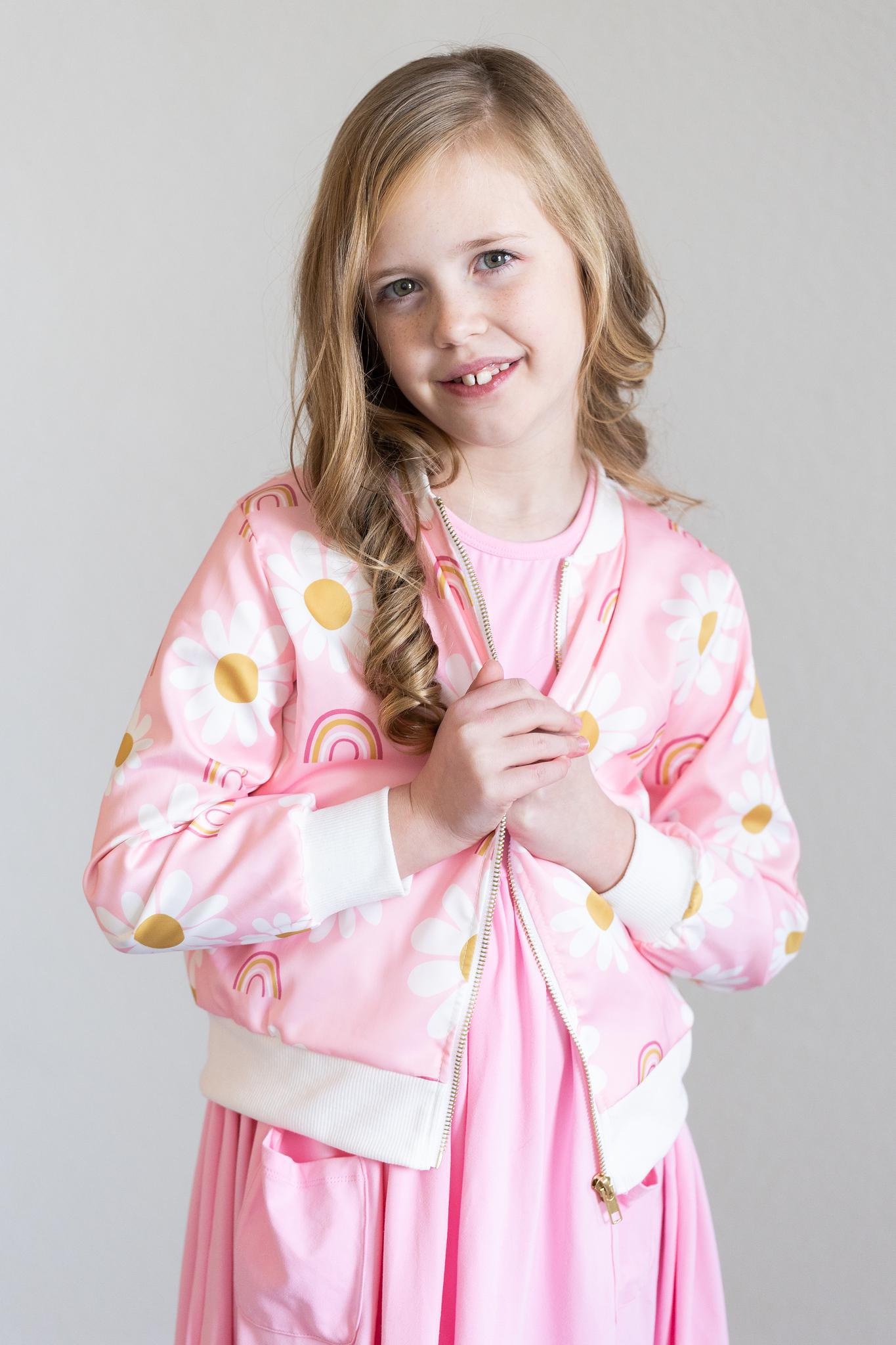 You are My Sunshine Satin Jacket-Mila & Rose ®