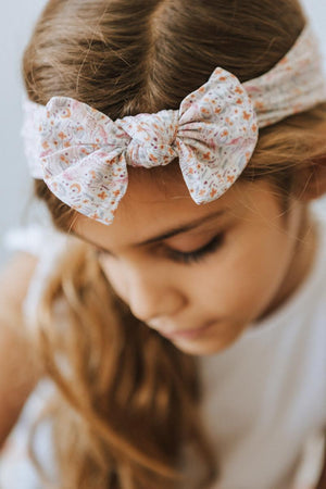 Unicorn Soiree Nylon Bow Headwrap-Mila & Rose ®