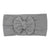 Koala Gray Nylon Bow Headwrap-Mila & Rose ®
