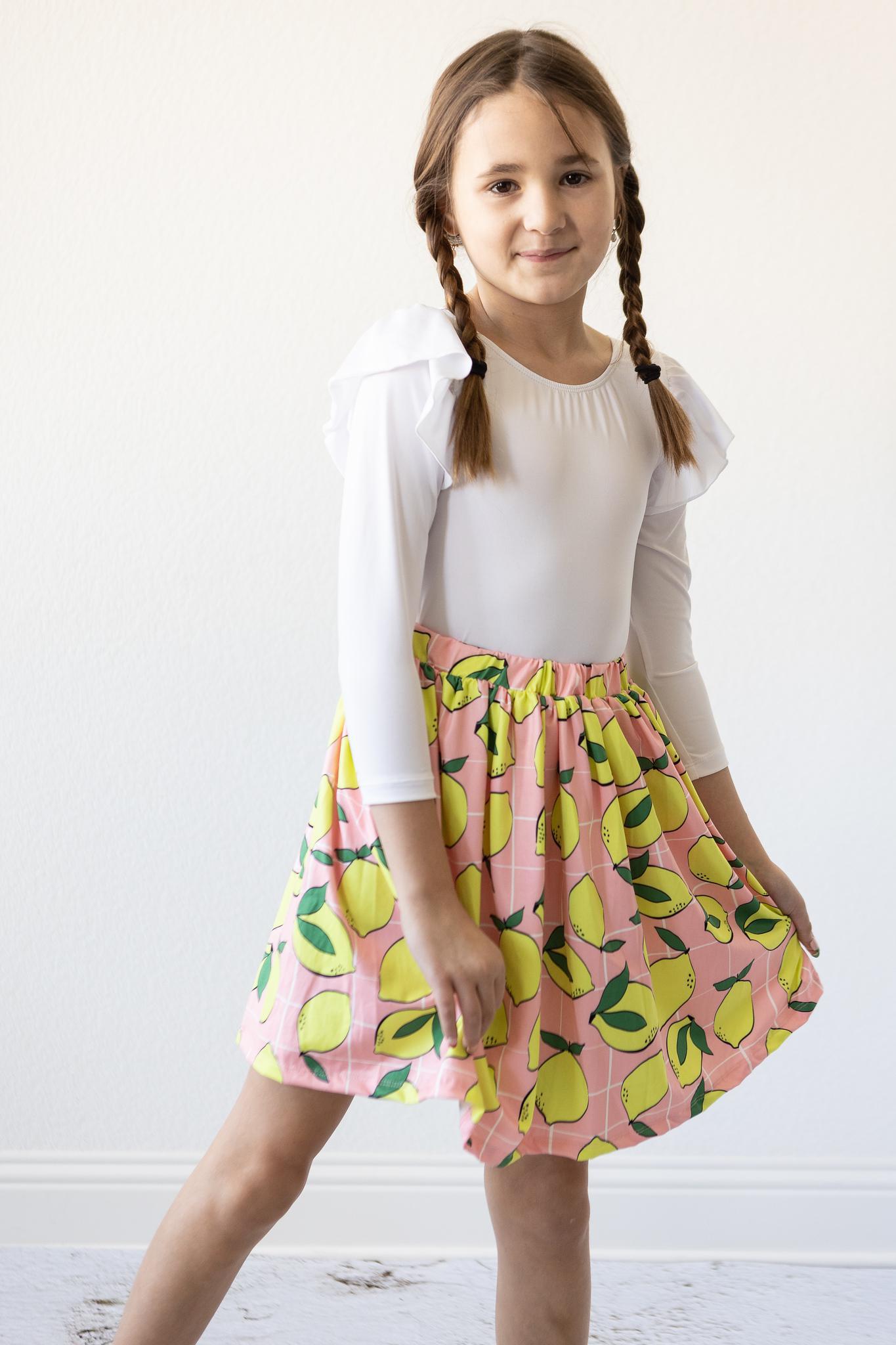 SALE When Life Gives You Lemons Twirl Skirt-Mila & Rose ®