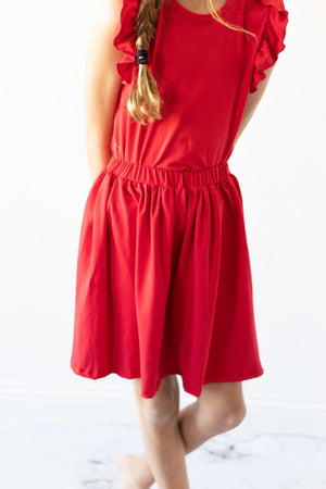 Red Twirl Skirt - NEW-Mila & Rose ®