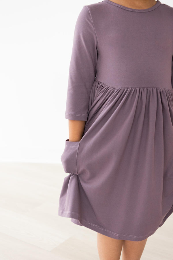 Pima Cotton Pocket Twirl Dress- English Countryside