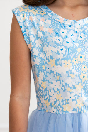 Blooming in Blue Tank Tutu Dress-Mila & Rose ®