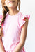 Bubblegum Pink S/S Ruffle Tee - NEW-Mila & Rose ®