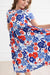 Happy 4th Floral Floral S/S Pocket Twirl Dress-Mila & Rose ®