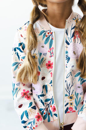 Whimsy Satin Jacket-Mila & Rose ®