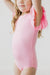 Bubblegum Pink S/S Flutter Sleeve Leotard-Mila & Rose ®