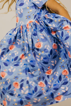 Country Blooms S/S Pocket Twirl Dress-Mila & Rose ®