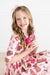 Chocolate Bunnies 3/4 Sleeve Pocket Twirl Dress-Mila & Rose ®