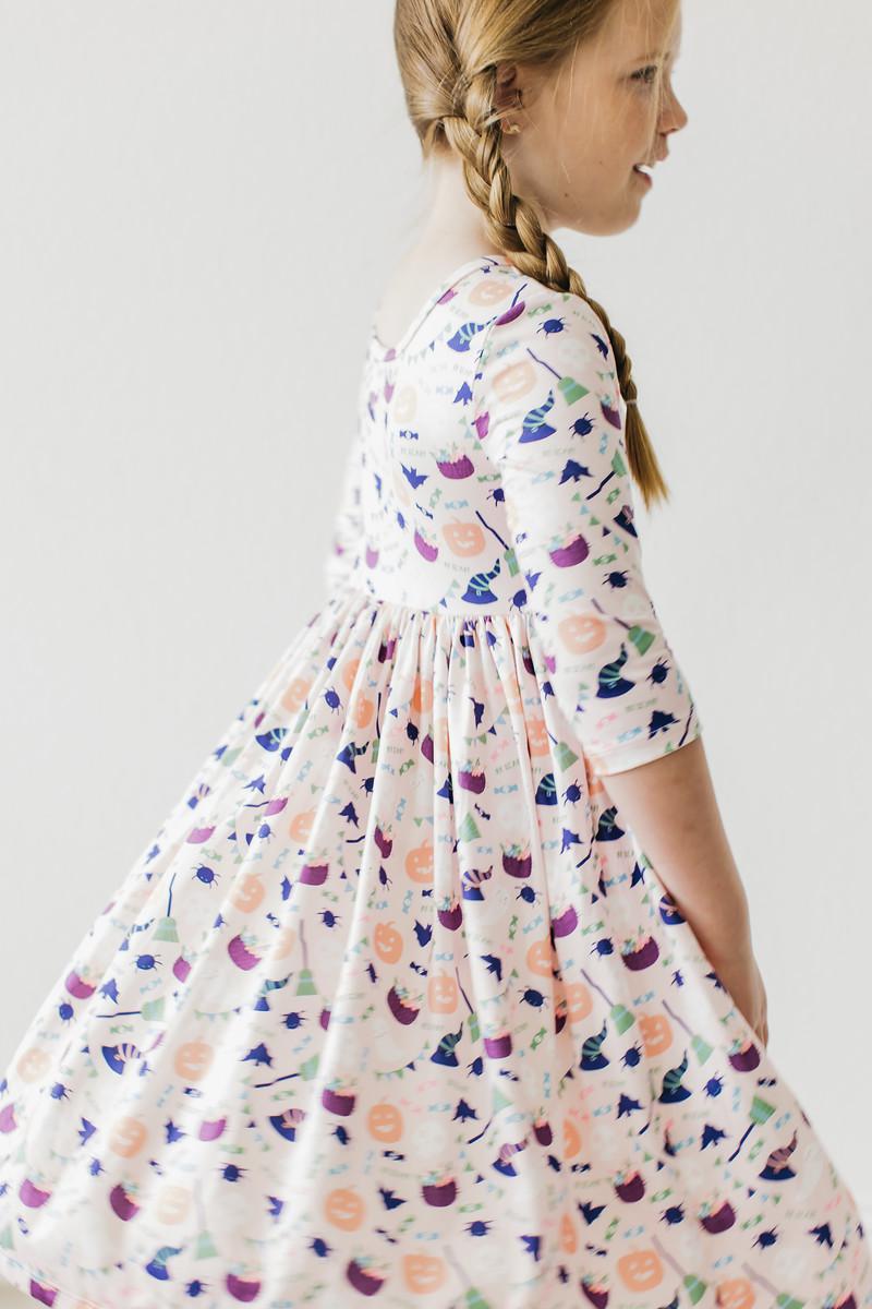 Trick or Treat Pocket Twirl Dress-Mila & Rose ®