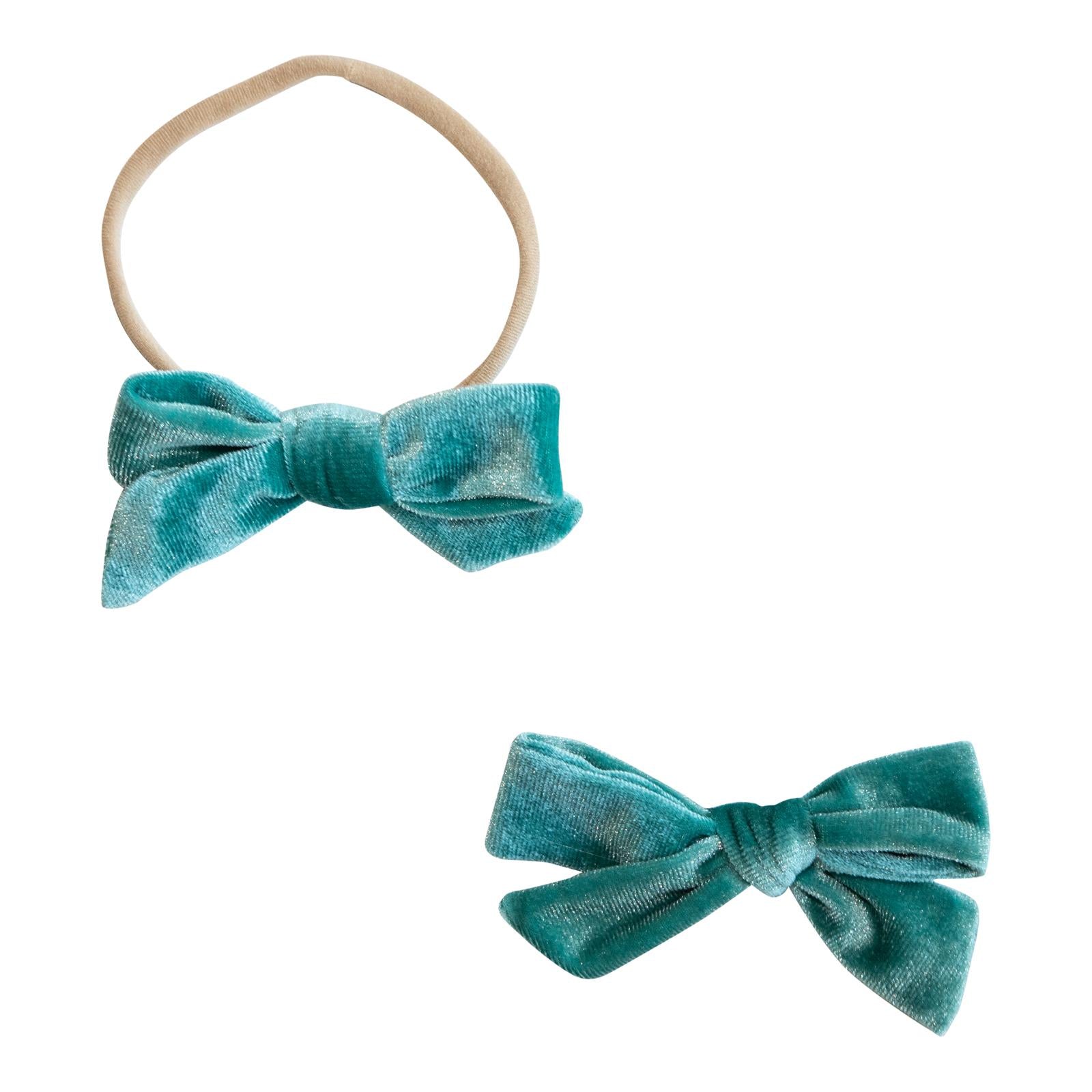 SALE Tropic Velvet Bow-Mila & Rose ®