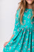 Christmas Candy 3/4 Sleeve Pocket Twirl Dress-Mila & Rose ®