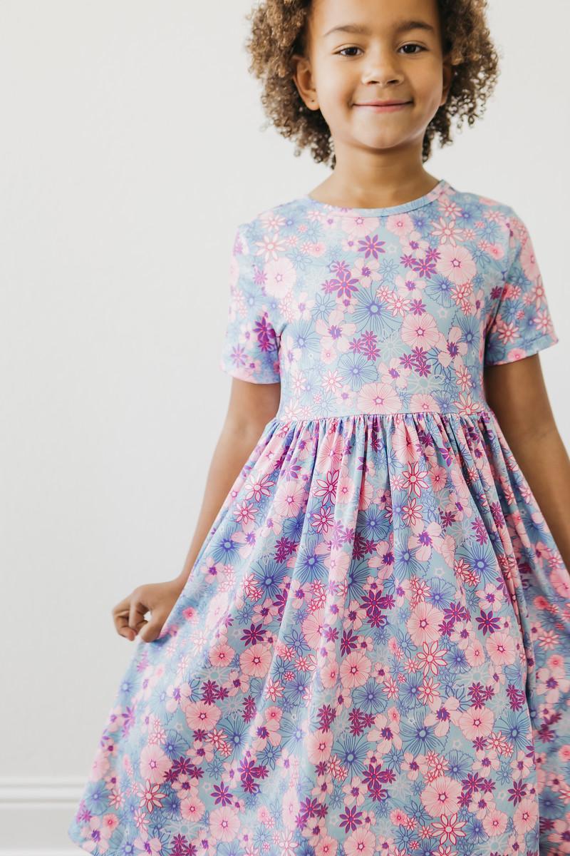 SALE Love Blooms S/S Twirl Dress-Mila & Rose ®