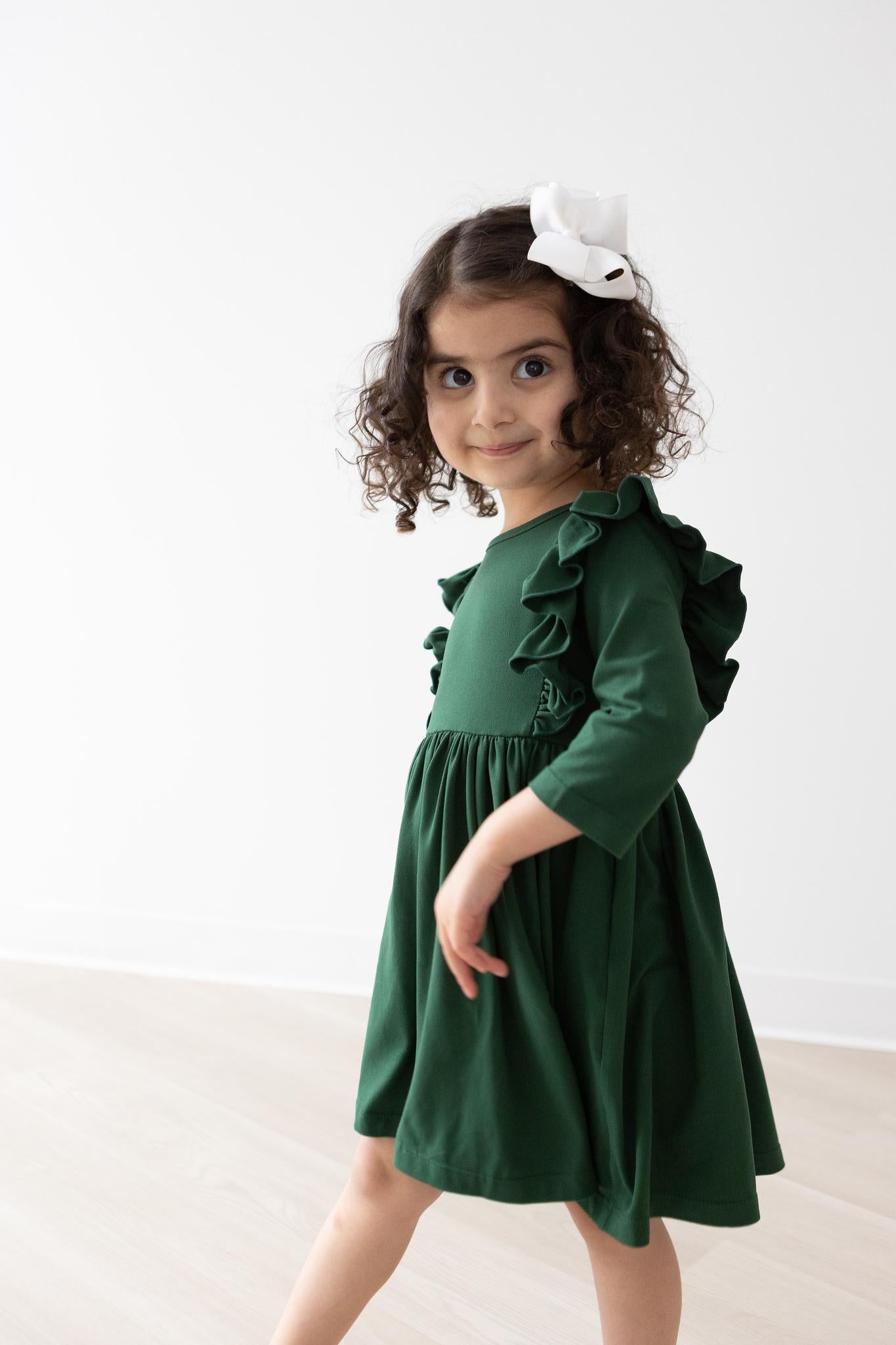 SALE Spruce Ruffle Twirl Dress-Mila & Rose ®