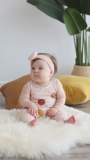 Cantaloupe Nylon Turban Style Headwrap
