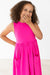 Hot Pink Tank Pocket Twirl Dress-Mila & Rose ®