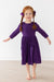 Purple Pocket Twirl Dress - NEW-Mila & Rose ®