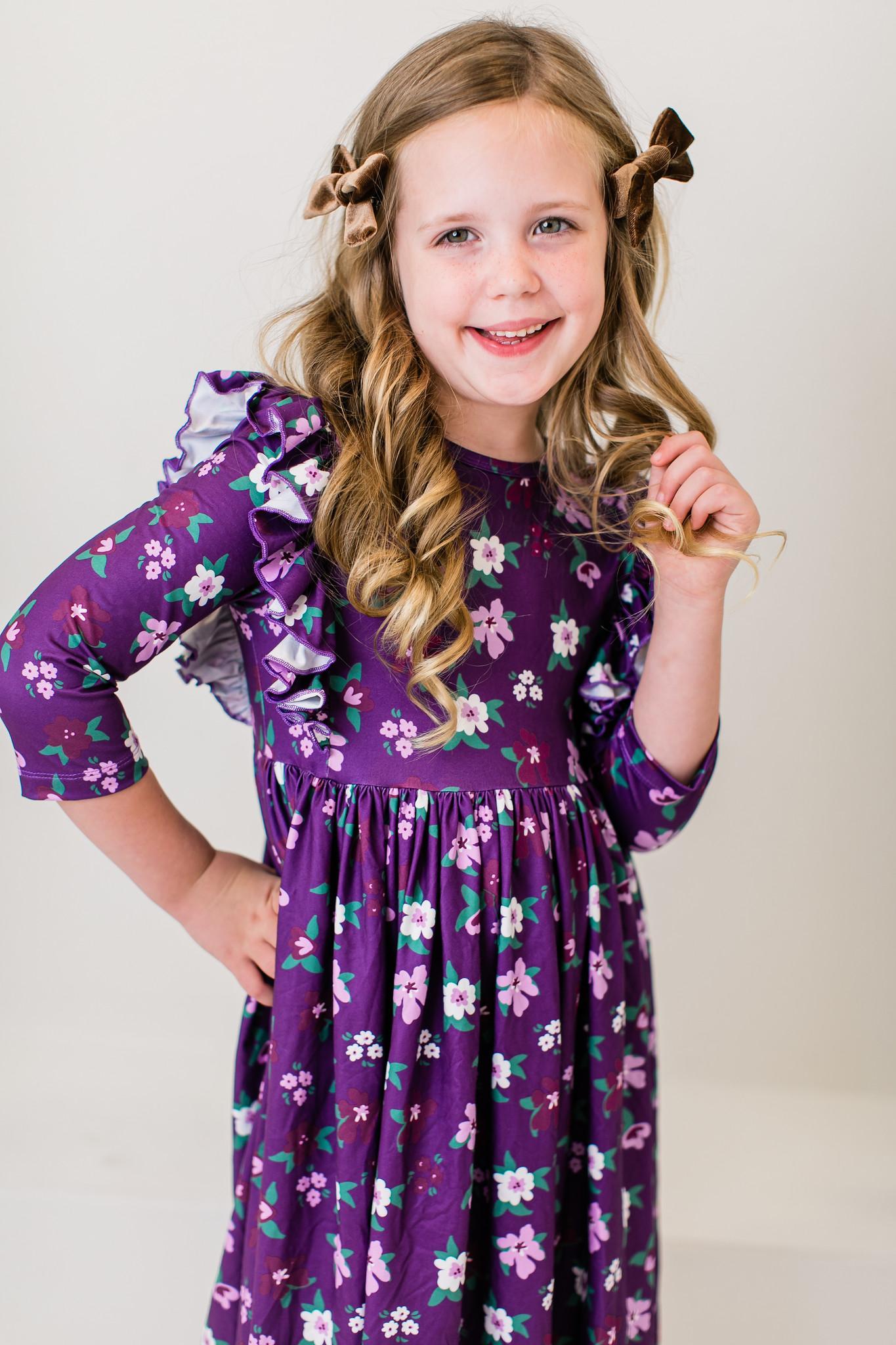 SALE Hot Chocolate Velvet Bow-Mila & Rose ®