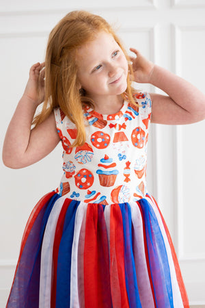 Red, White & Sweet Tank Tutu Dress-Mila & Rose ®