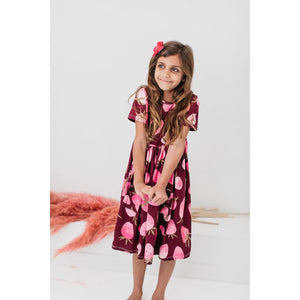 SALE Hot Pink Velvet Bow-Mila & Rose ®