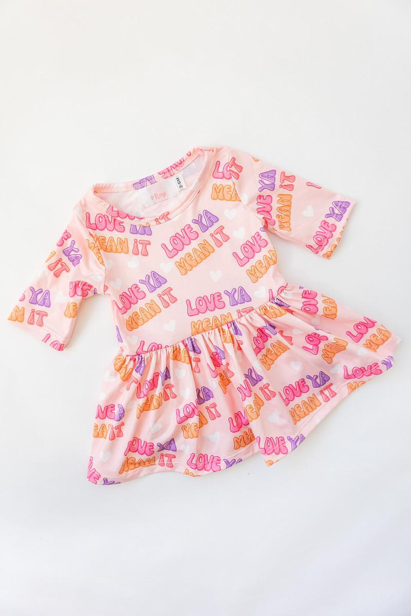 SALE Love Ya, Mean It Twirl Bodysuit-Mila & Rose ®