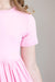 Bubblegum Pink S/S Pocket Twirl Dress-Mila & Rose ®