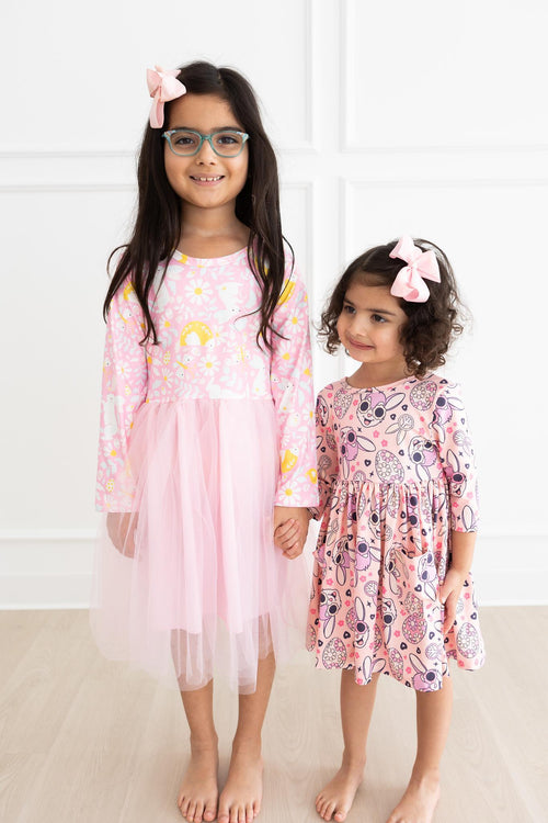 Hearts & Hugs 3/4 Sleeve Pocket Twirl Dress main image 0
