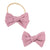 SALE Vintage Pink Cord Bow-Mila & Rose ®