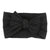 Onyx Black Cable Knit Nylon Headwrap-Mila & Rose ®