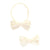 SALE Yellow Swiss Dot Bow-Mila & Rose ®