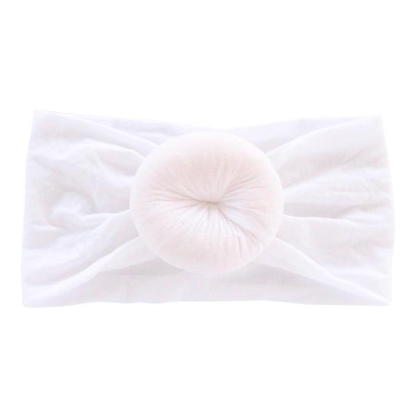 SALE White Nylon Turban Style Headwrap-Mila & Rose ®