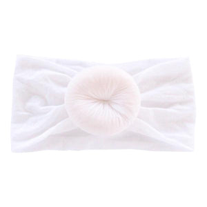 White Nylon Turban Style Headwrap-Mila & Rose ®