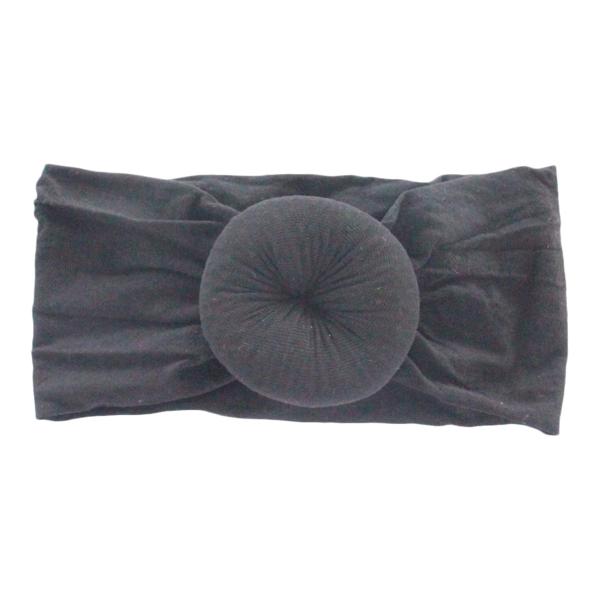 SALE Black Nylon Turban Style Headwrap-Mila & Rose ®