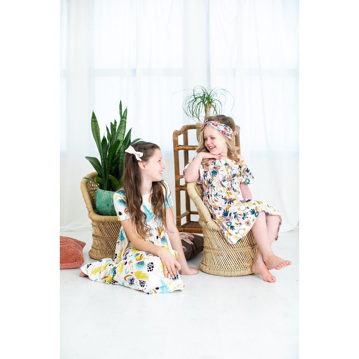 SALE Cantaloupe Velvet Bow-Mila & Rose ®